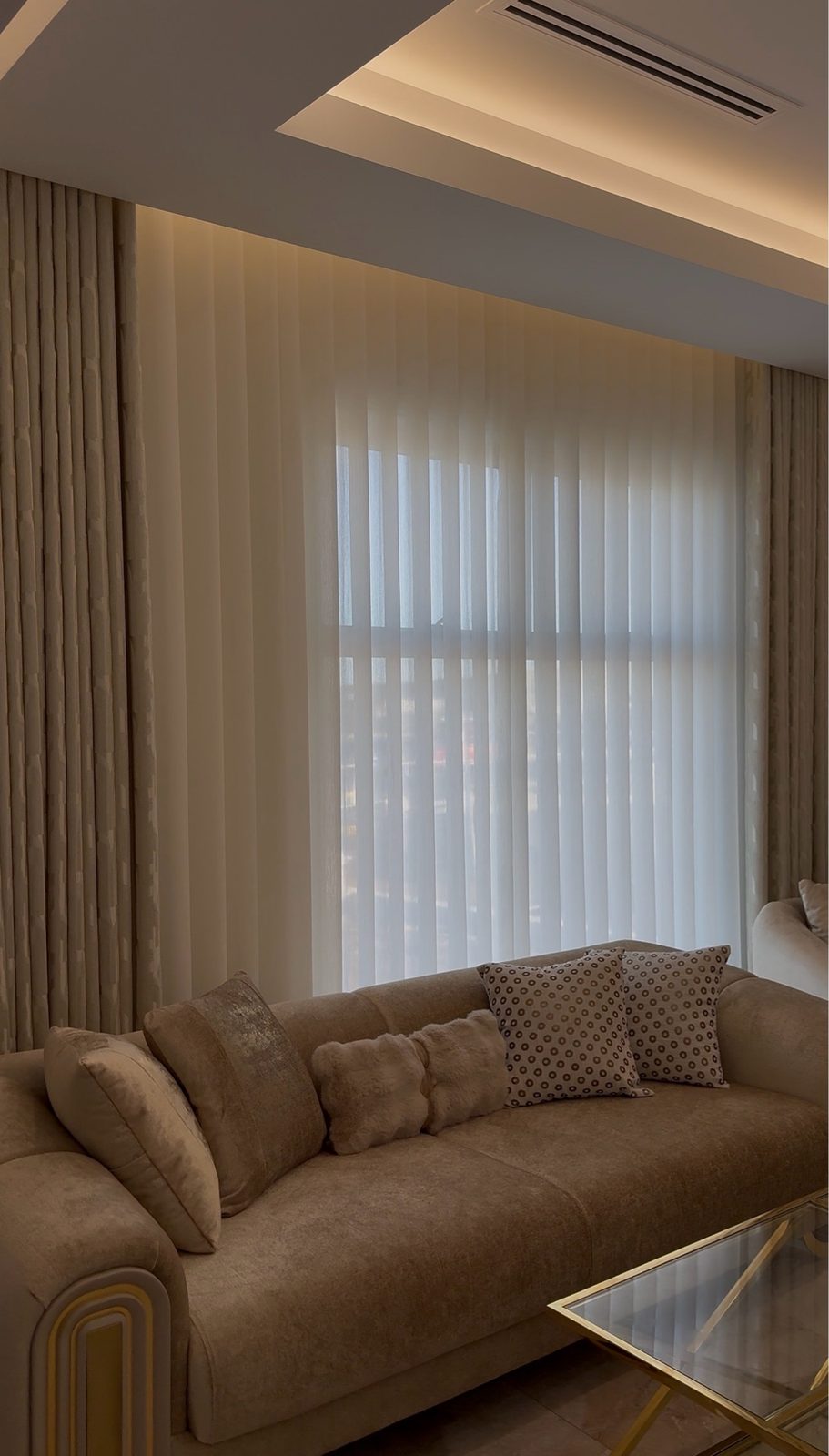 Sheer with Decor Side Curtains — Living Room